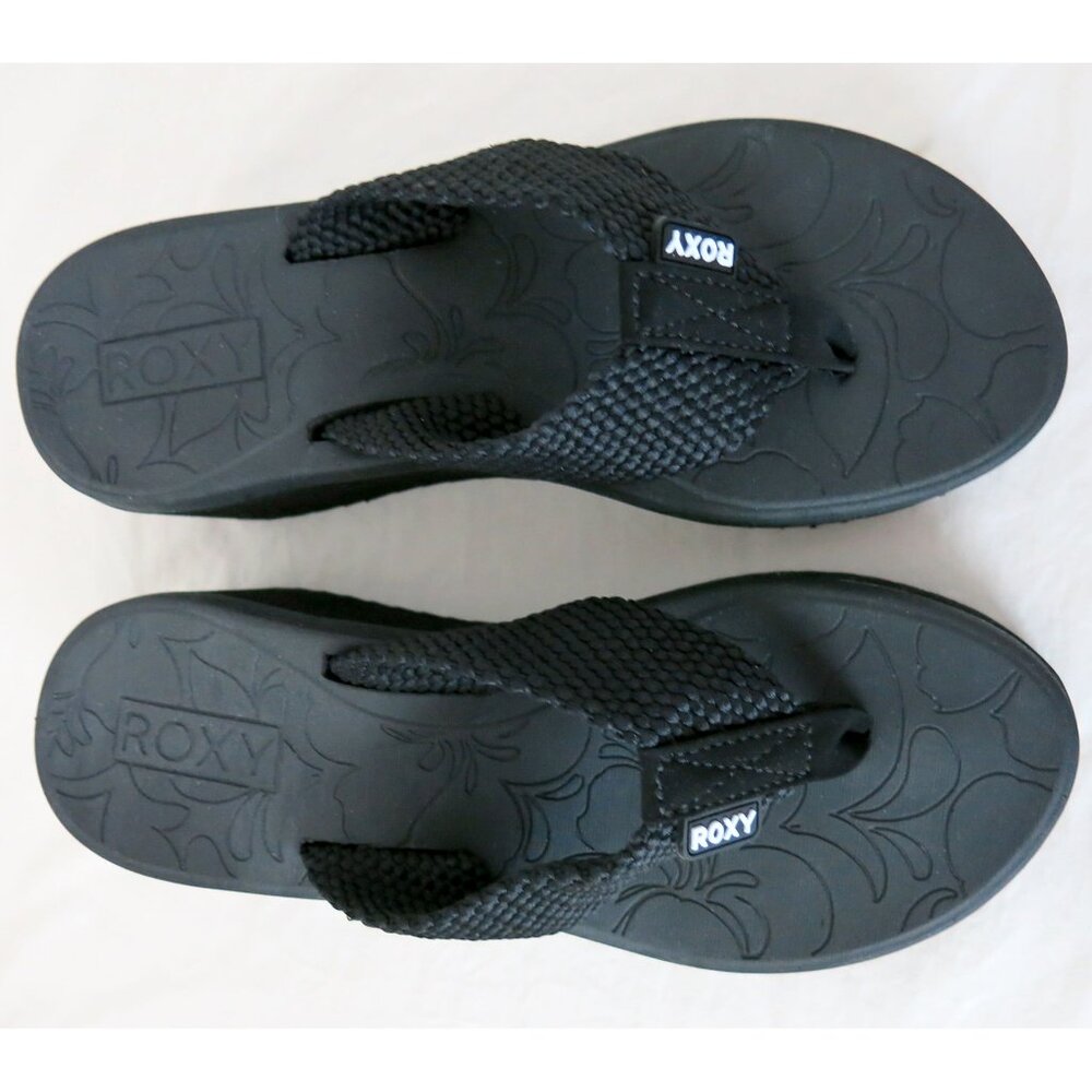 NWT in Box ROXY Kal Black Platform Flip Flop - 7 - Picture 2 of 13